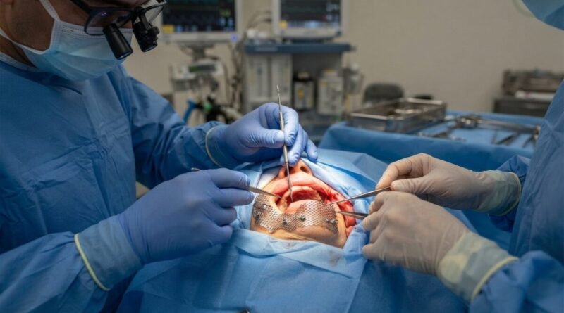 Complex bone augmentation by use of titanium mesh (Yxoss CBR)