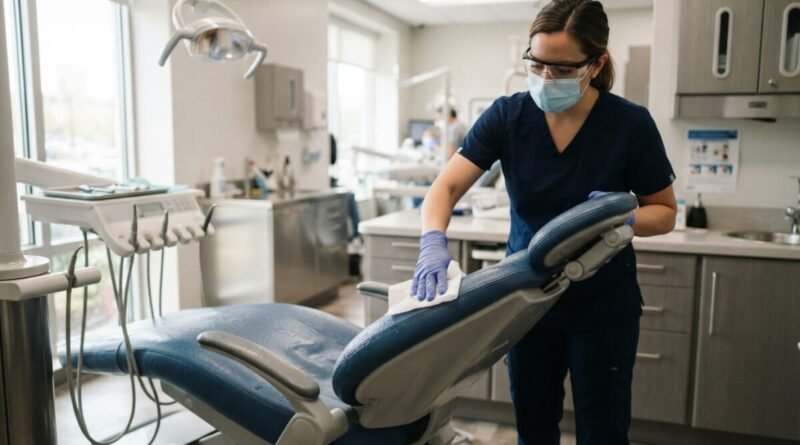 Dental chair disinfection: why material compatibility matters