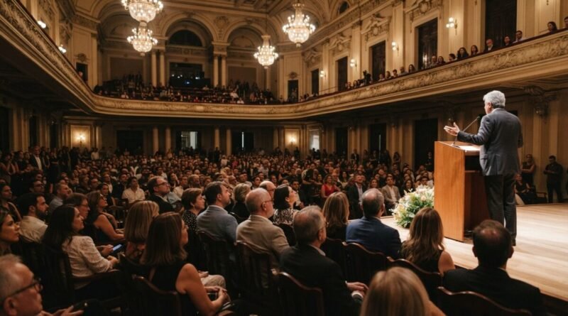 Dr. Wilson Chediek participa da celebração dos 80 anos do Sesc, na Sala São Paulo