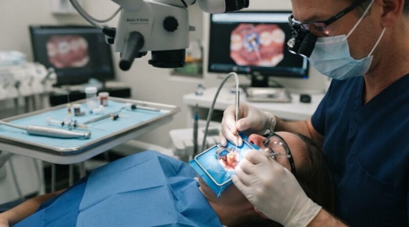 Primary root canal treatment of UL7 with GenEndo and bioroot flow bioceramic sealer