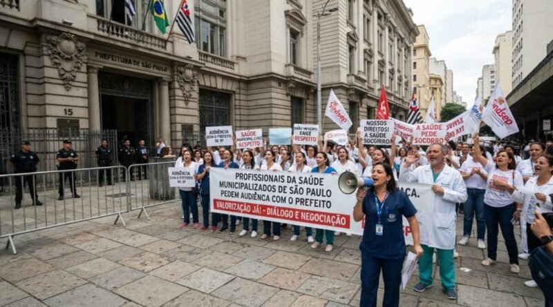 Profissionais municipalizados da Saúde pedem audiência com prefeito de SP - CROSP